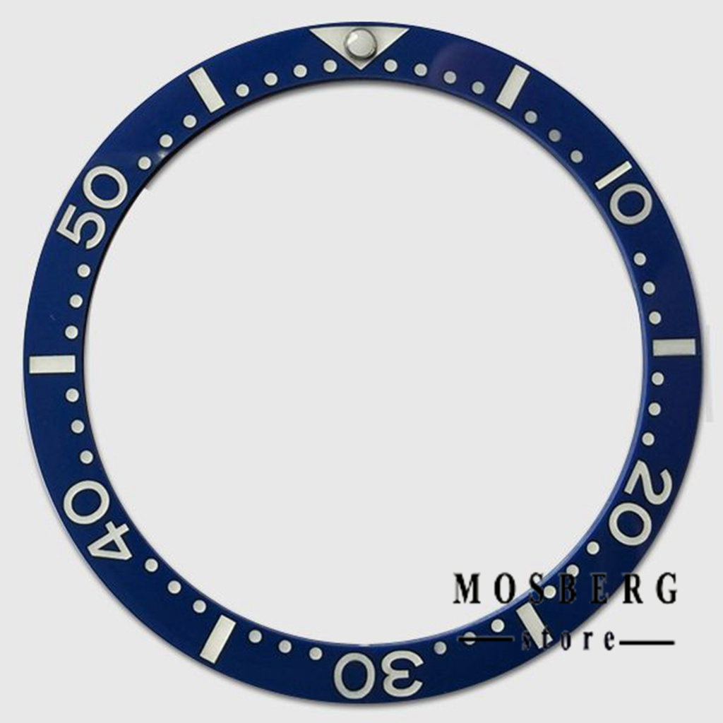 Zwart Horloge Bezel Groene Lichtgevende Diameter 38Mm * 31.5Mm Platte Keramische Ring Insert Fit Horloges Case Vervangen Accessoires onderdelen: Light Grey