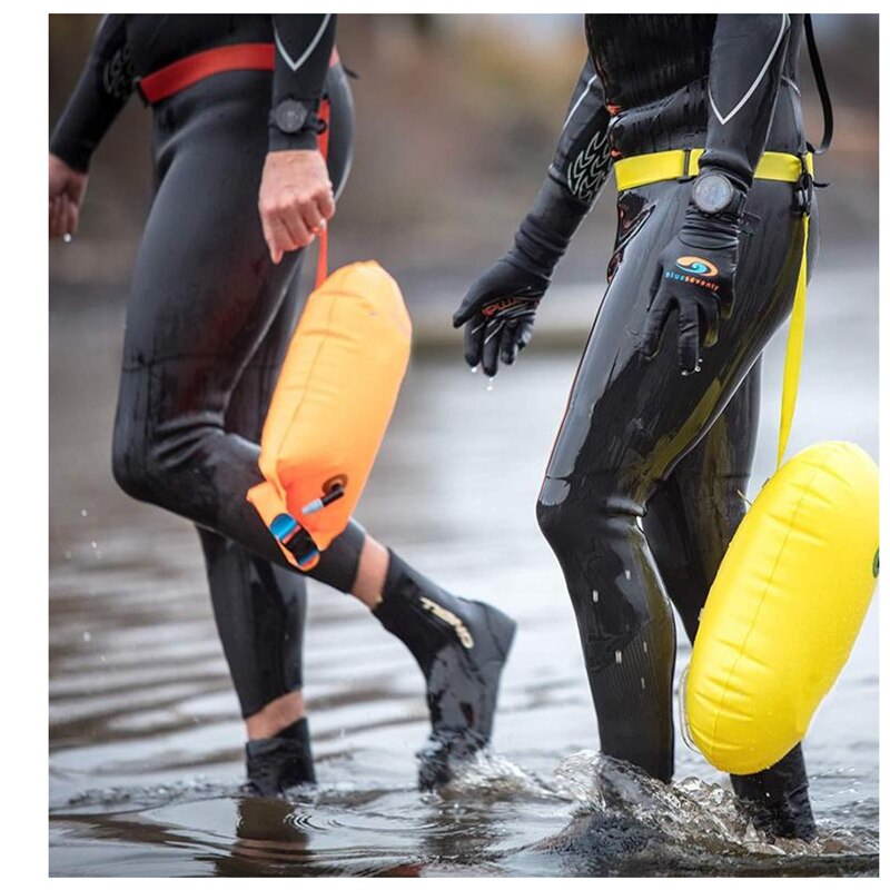 Boya de natación al aire libre, multifunción, bolsa de deriva de natación, flotador de natación impermeable, cinturón salvavidas de PVC, deportes acuáticos