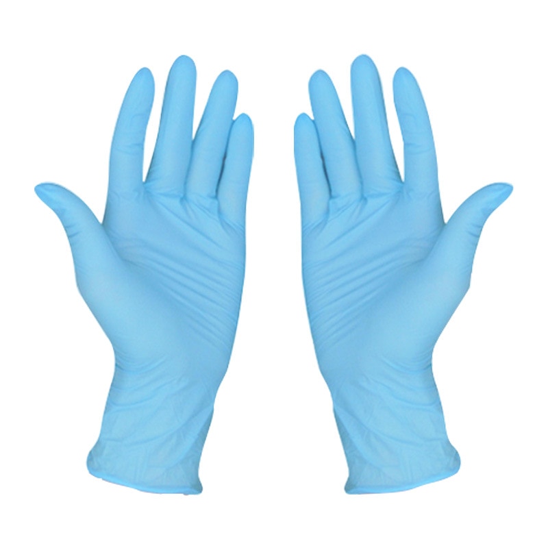Guantes de protección desechables de nitrilo, 100 Uds., resistentes al agua, guantes mecánicos de seguridad para uso doméstico en el trabajo, de laboratorio