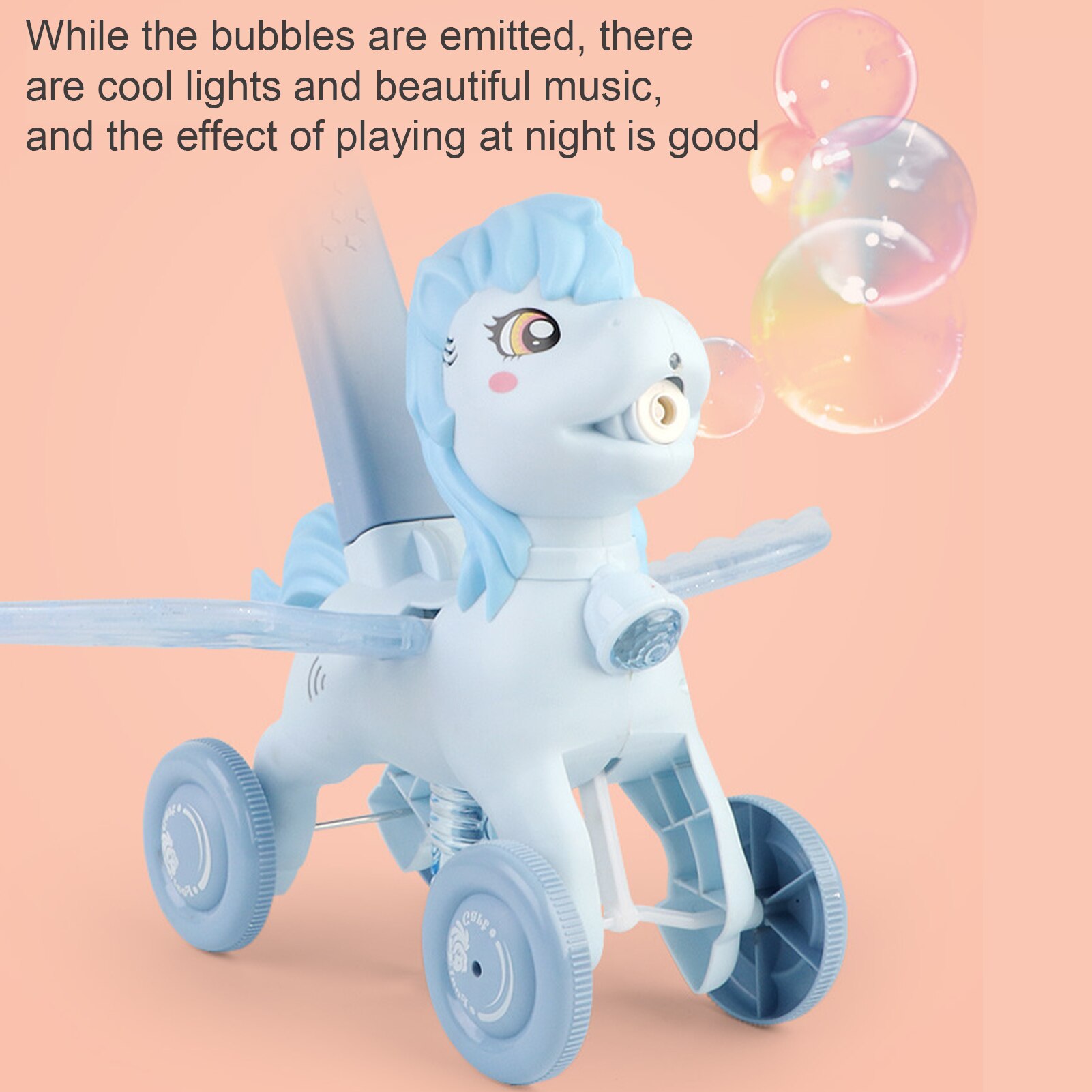 Automatische Maker Trolley Bubble Machine Kawaii Cartoon Leuke Bubble Maker Kinderen Indoor Outdoor Interactieve Bubble Speelgoed