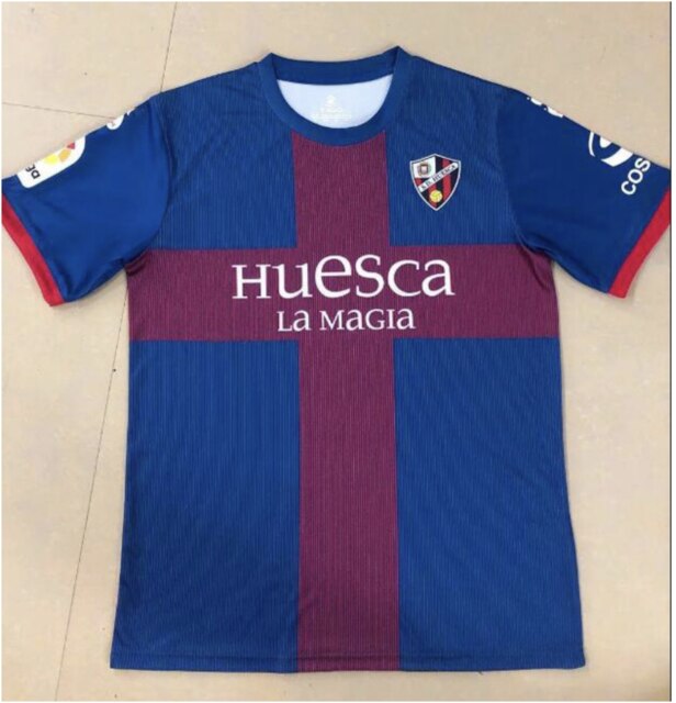 Camisetas de fútbol de 21 SD Huesca equipación de Casa: Black / XL