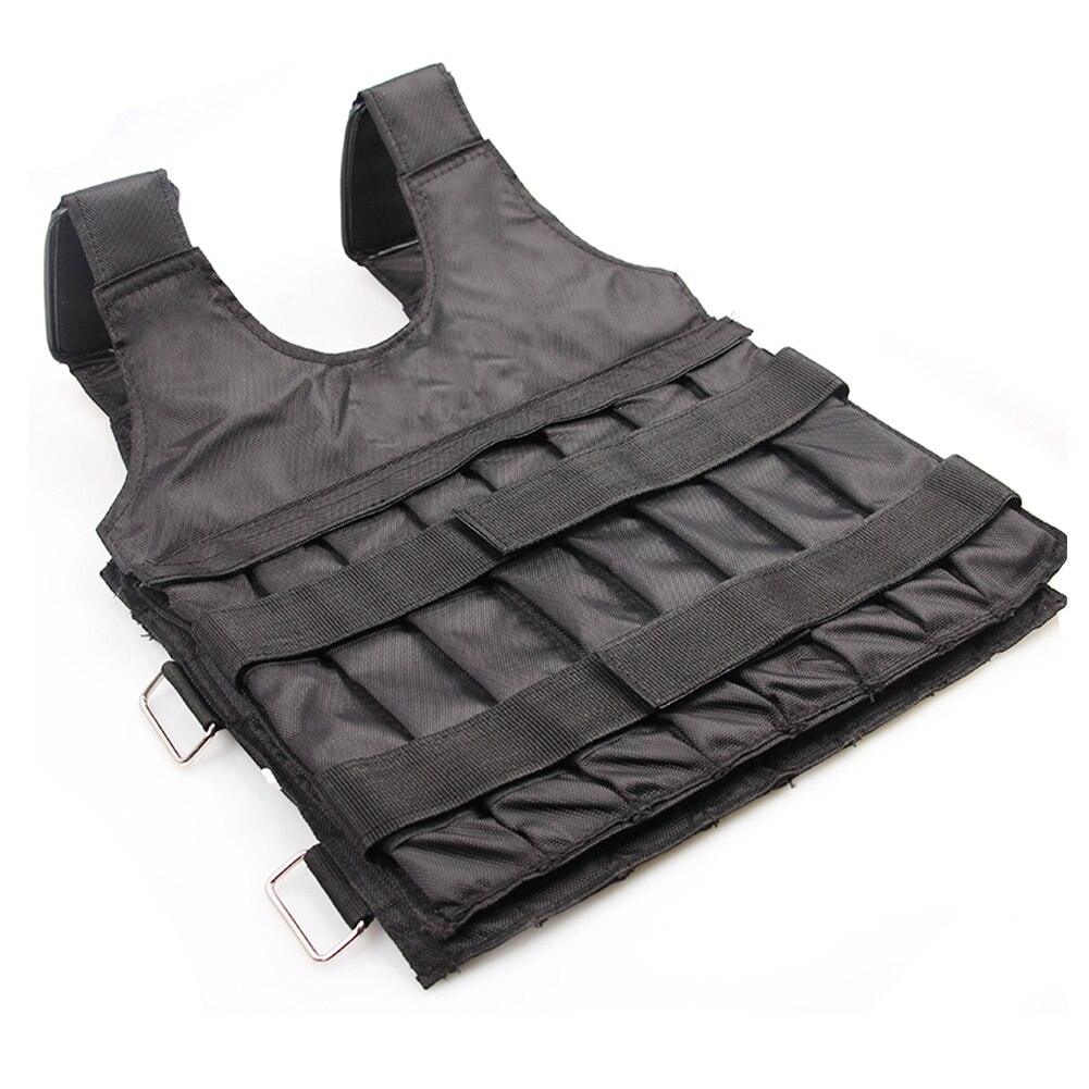 50KG Durable Loading Weighted Vest Adjustable Weight Training Exercise Waistcoat Loading Weight Vest For Boxing Weight Training: 15kg
