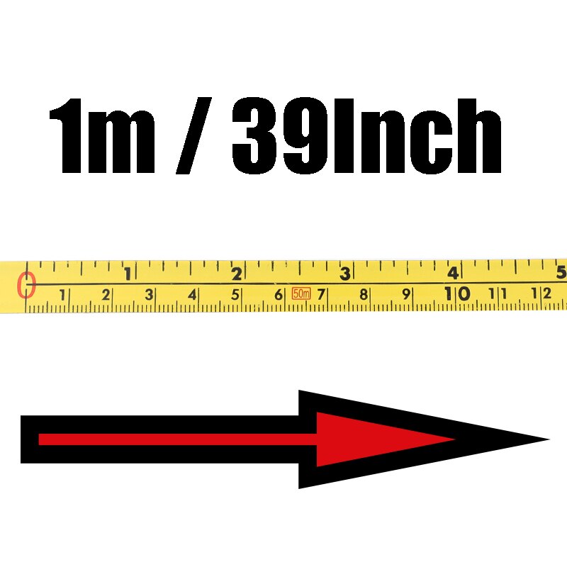 Miter Saw Self Adhesive Tape Measure 0.5&quot; Width Inch &amp; Metric Steel Ruler Miter Saw Scale For Table Saw Router Table Workbench: INCH-1M