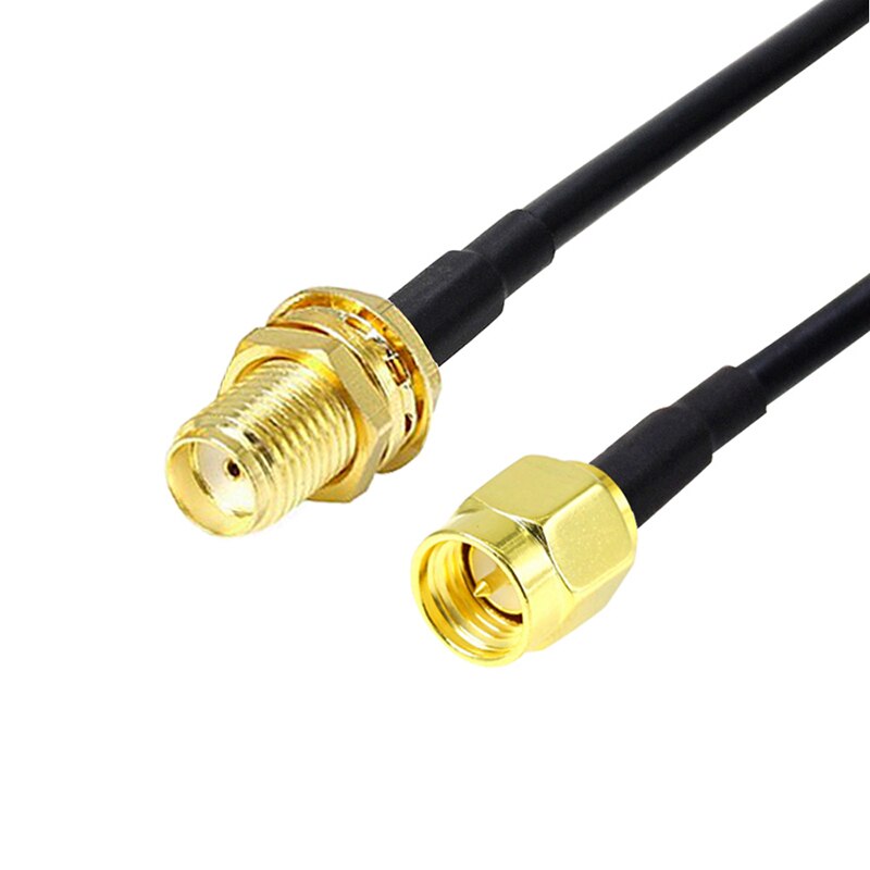 SMA Male to Female Extension Cable Copper Feeder Wire for Coax Coaxial Wi-Fi WiFi Network Card Router Antenna 3M 6M 9M