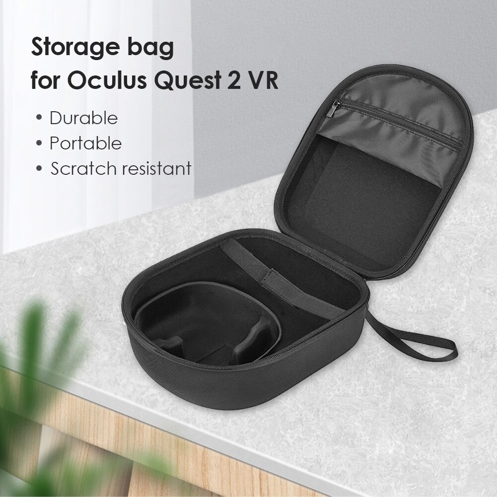 Travel EVA Carrying Case for Oculus Quest 2 VR Headset Controller Storage Case Portable Case Electronic Equipment Accessory