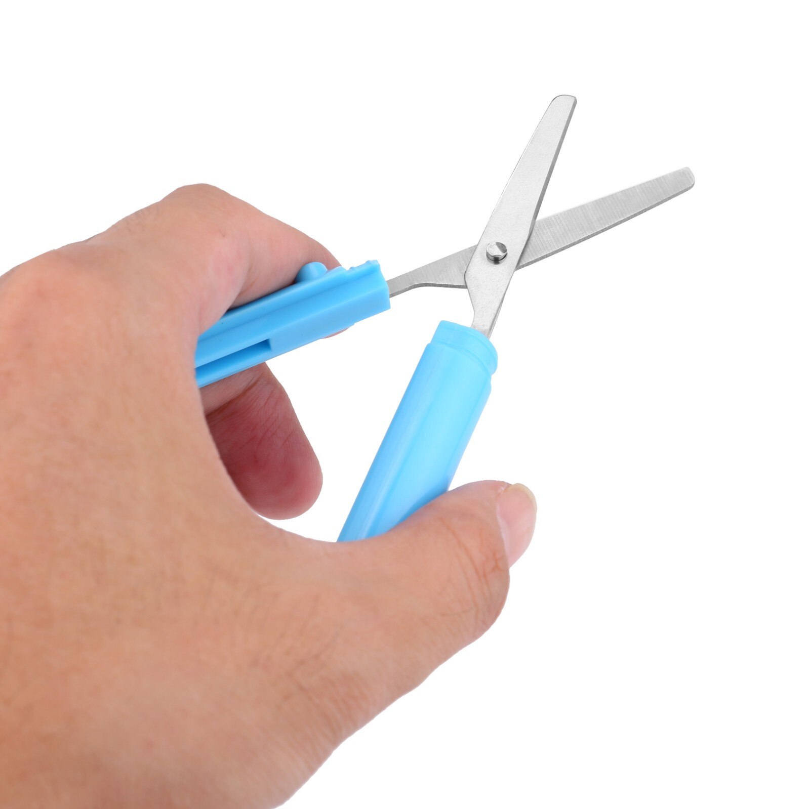 Paper-cut Scissors Folding Safety Scissors Portable Animal Cartoon Scissors Paper Cutting Tools Crafts Making Tools#p30