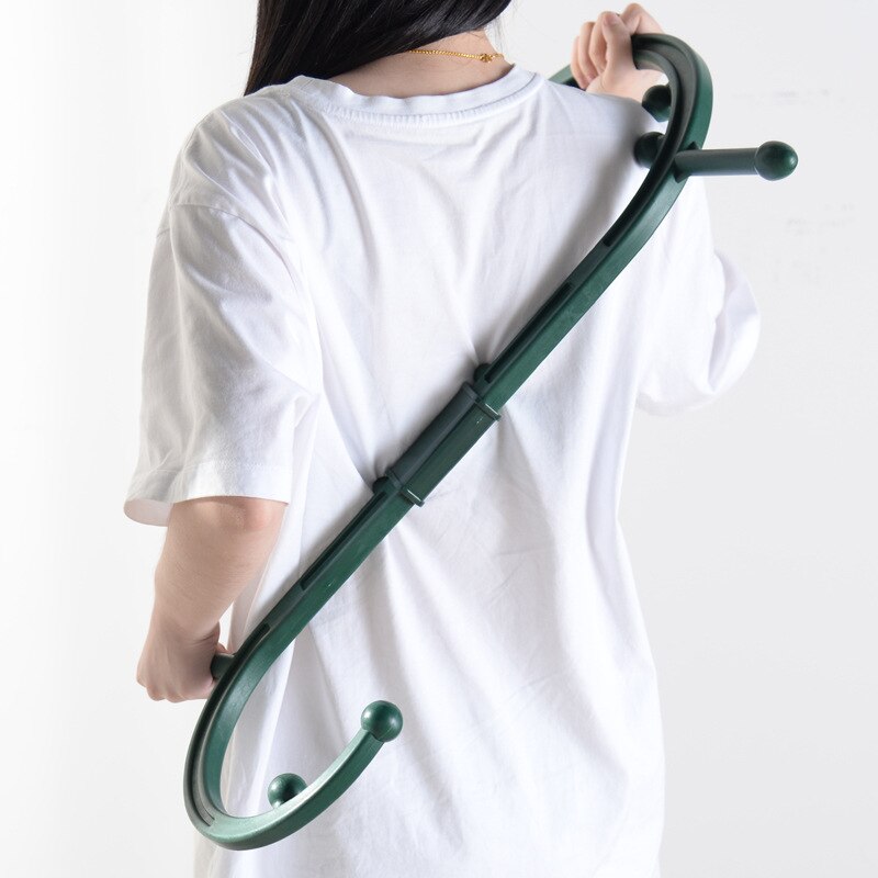 Masajeador automático con punto de disparo, gancho en forma de S para alivio muscular corporal, masajeador de espalda Original, herramientas terapéuticas