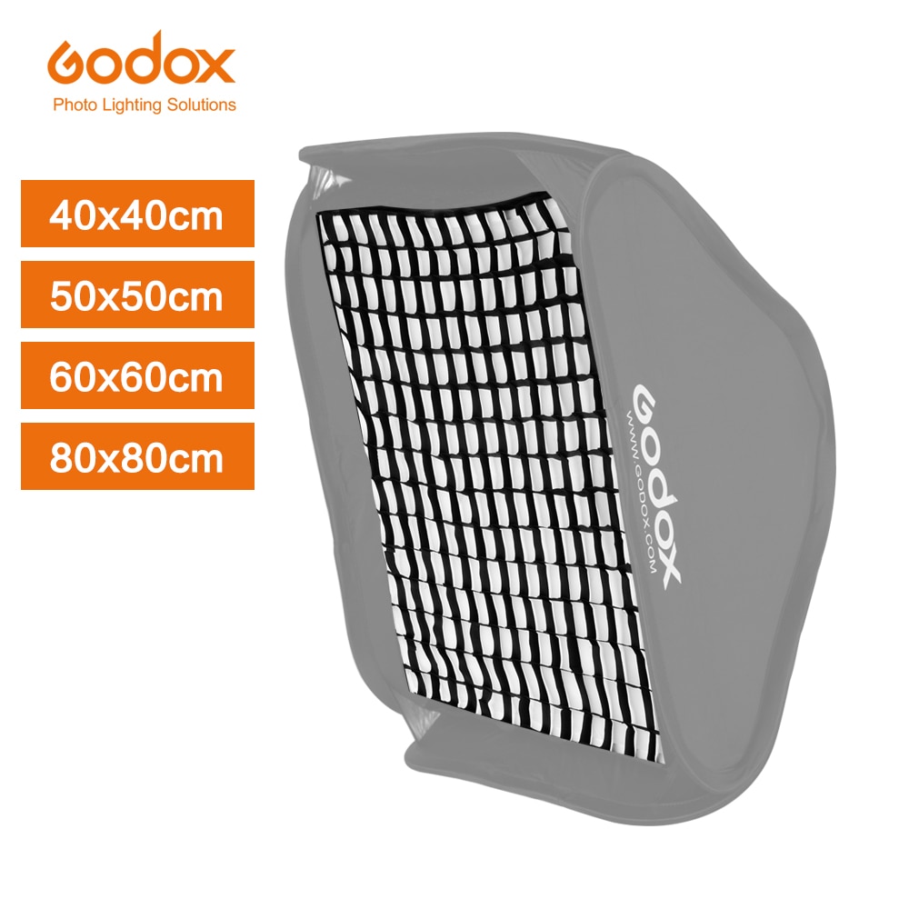 Godox 40x40cm 50x50cm 60x60cm 80x80cm Softbox Honeycomb Grid for Godox S-type Softbox Studio Speedlite Flash Softbox