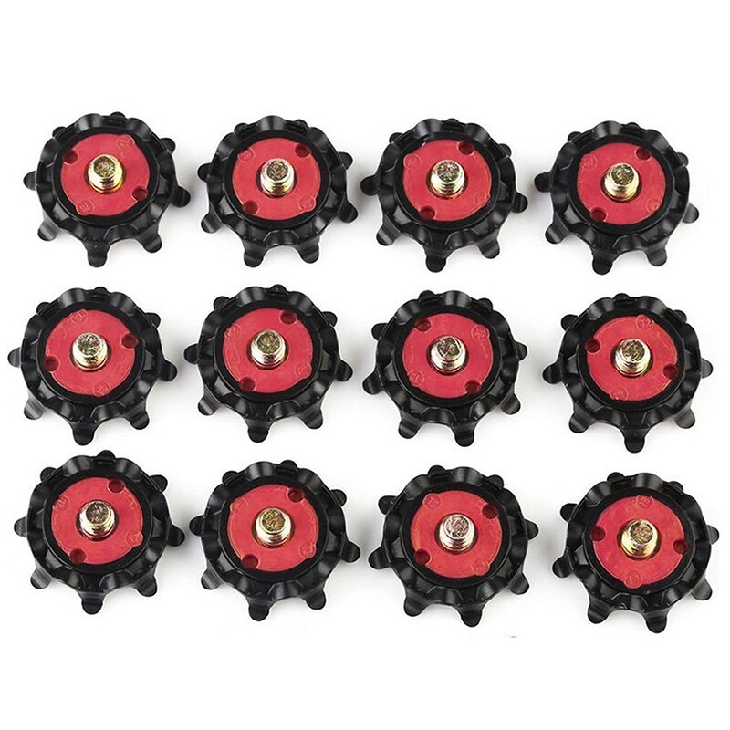 1/3/6pcs Soft Golf Shoe Spikes Metal Thread Studs Replacement Twist Shoe Spikes Replacement Set Golf Training Aids