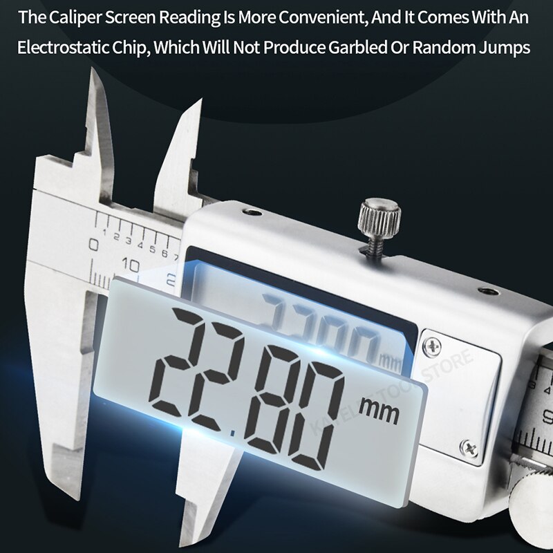 Metal Caliper Digital Caliper Stainless Steel Digital Pachymeter Digital Micrometer Vernier Calipers Metal Gauge Measuring Tools