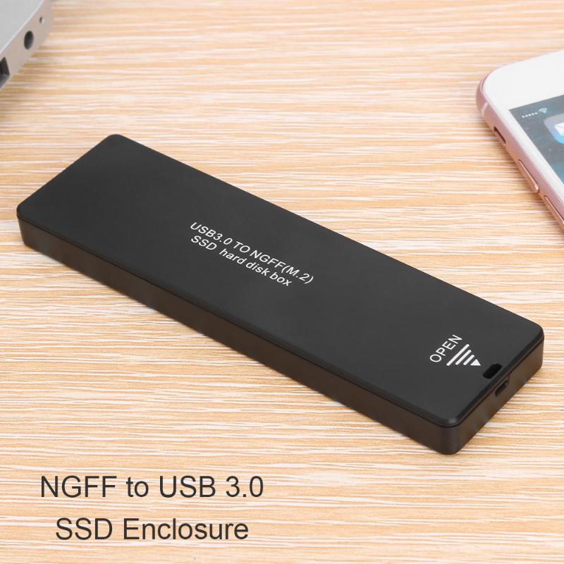 Ngff sata m .2 to type -c 3.0 ssd hdd box harddisk etui  m2 2242 2260 2280 ekstern harddisk kabinet til pc universal