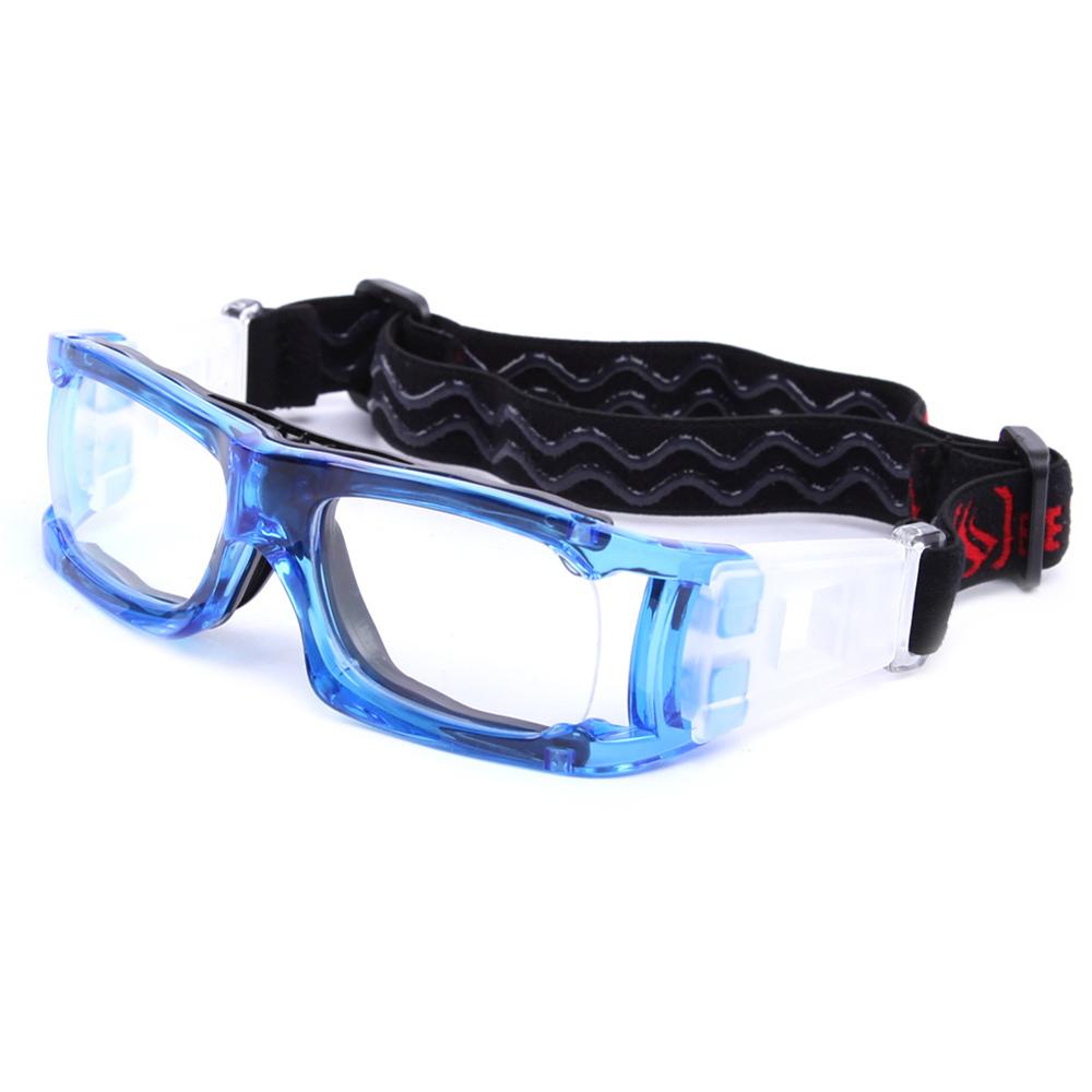Basketballbriller udendørs sport beskyttende slagfast beskyttelsesbriller баскетбольные очки briller: Blå