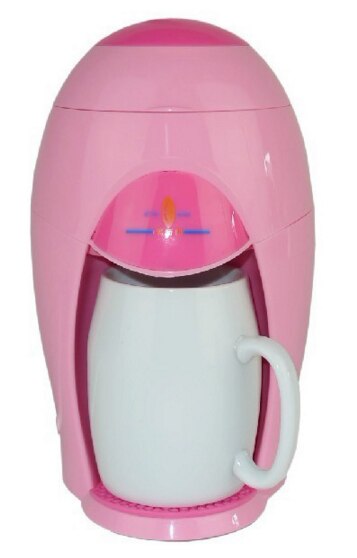 Mini máquina automática de Café Americano por goteo, tetera, botella para beber, novedad: Rosa