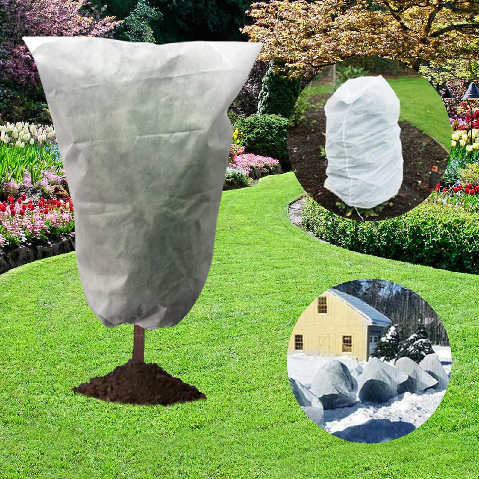 Newly Plant Cover Winter Warm Cover Tree Shrub Plant Protecting Bag Frost Protection For Yard Garden Plants Small Tree