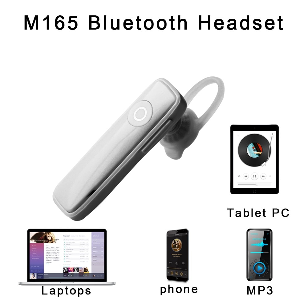 Mini M165 Bluetooth Oortelefoon Draadloze Hoofdtelefoon Handsfree Call Business Oordopjes Bluetooth Headset Met Microfoon Voor Smartphones