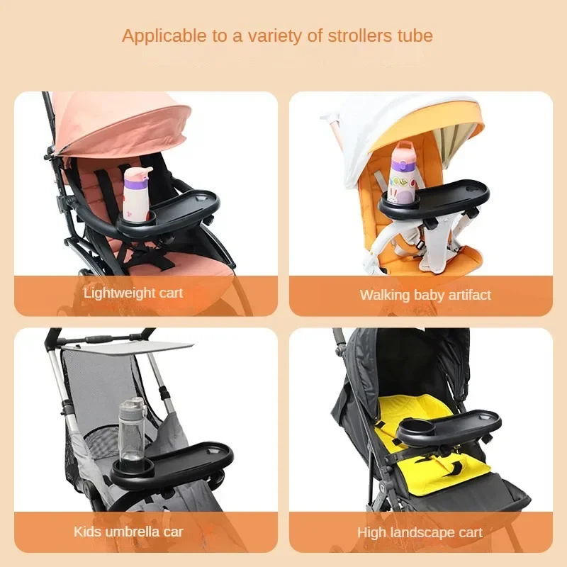 Kinderwagen Bekerhouder Antislip Universele Kinderwagen Lade Kinderwagen Snack Tafelvanger en Bekerhouder voor Kinderwagen Accessoires