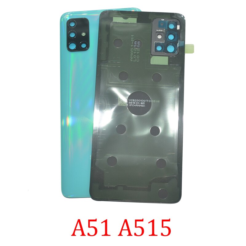 Neue Zurück Abdeckung Fall Für Samsung Galaxy A51 A515F A515FN A515X Original Telefon Gehäuse Chassis Hinten Panel Mit Camea Glas objektiv