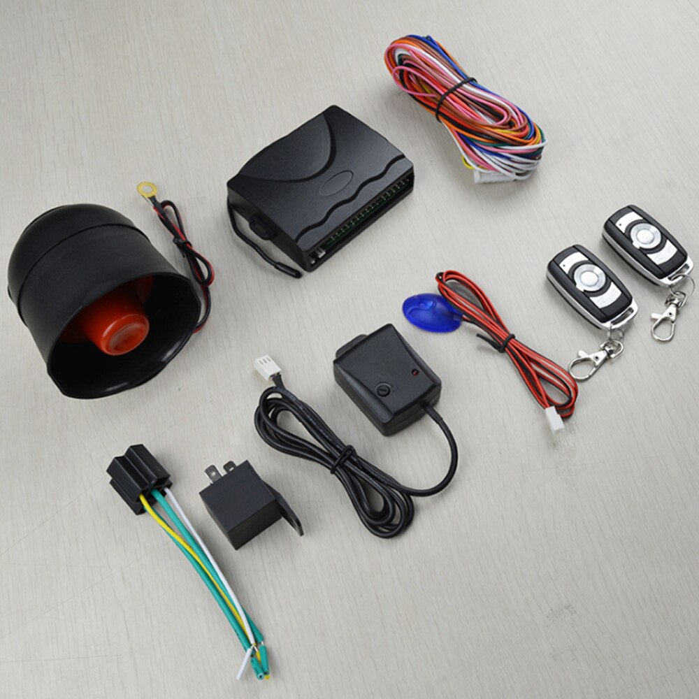 OkeyTech Auto Engine Start Push Start Button Keyless Alarm System Remote Starter Stop Auto Car Accessories Tool