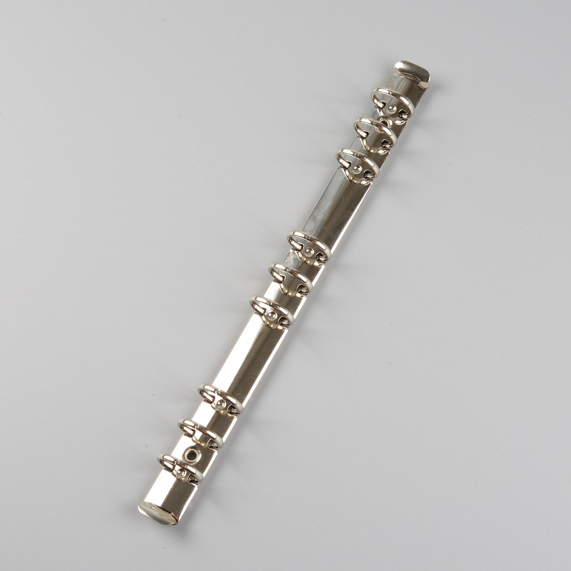 A4 A5 A6 A7 Metal Loose Leaf Binder Clip, Spiral DIY Notebook Paper Gliders Sheets Collection Clips Stationery Supplies: B5  9holes