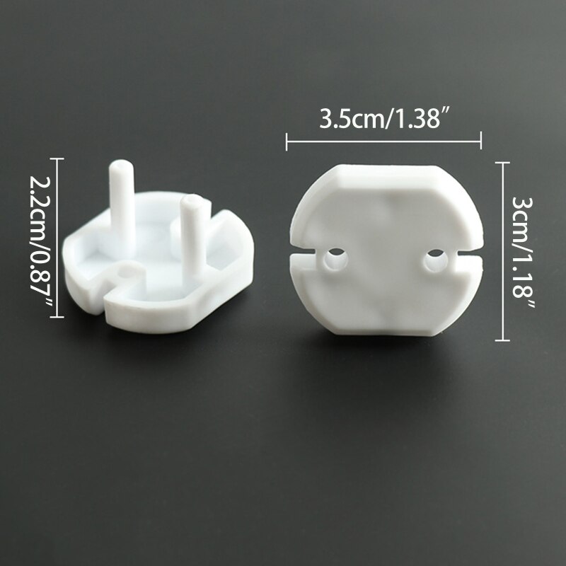 10 Pcs White Outlet Covers Child Proof Electrical Protector Baby Proofing Outlet Plug Covers Kids Safety Socket Covers Outlet