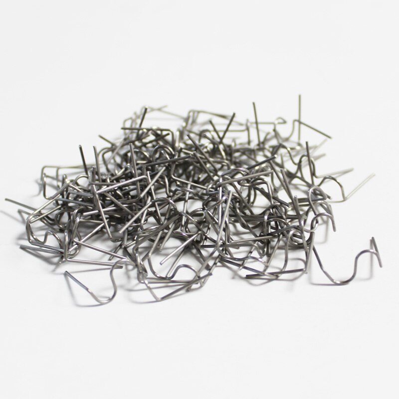 100 Stuks Pre-Cut 0.8 Mm S Shape Nietmachine Plastic Bumper Lassen Reparatie Nietjes