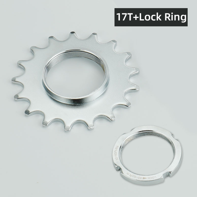Deemount fast gear cykel friløb tandhjul nav låsning 1 speed fixie cykel gevind låseringe 13t 14t 15t 16t 17t 18t: Lilla