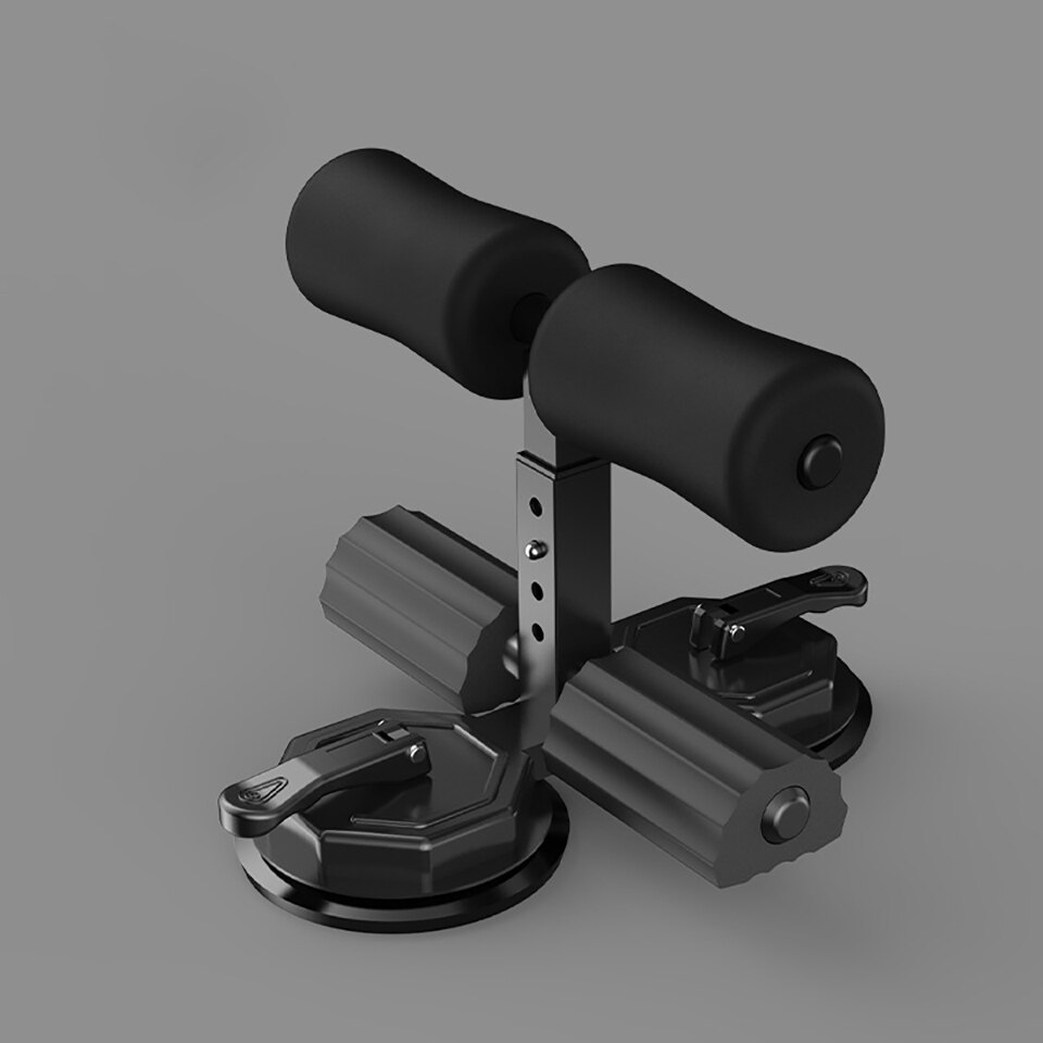 Fitness Sit-up Benches Gym Device Abdomen Sit-ups Training Home Workout Exercise Abdominal Machine Sit Up Assistant Gym Device: Gray