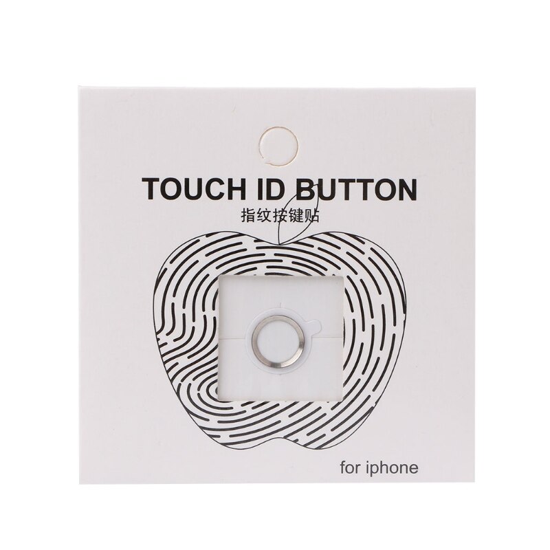Universele homeknop vingerafdruk touch id sticker voor iphone 8 7 6 5 air 2 3 4 a6he: 6