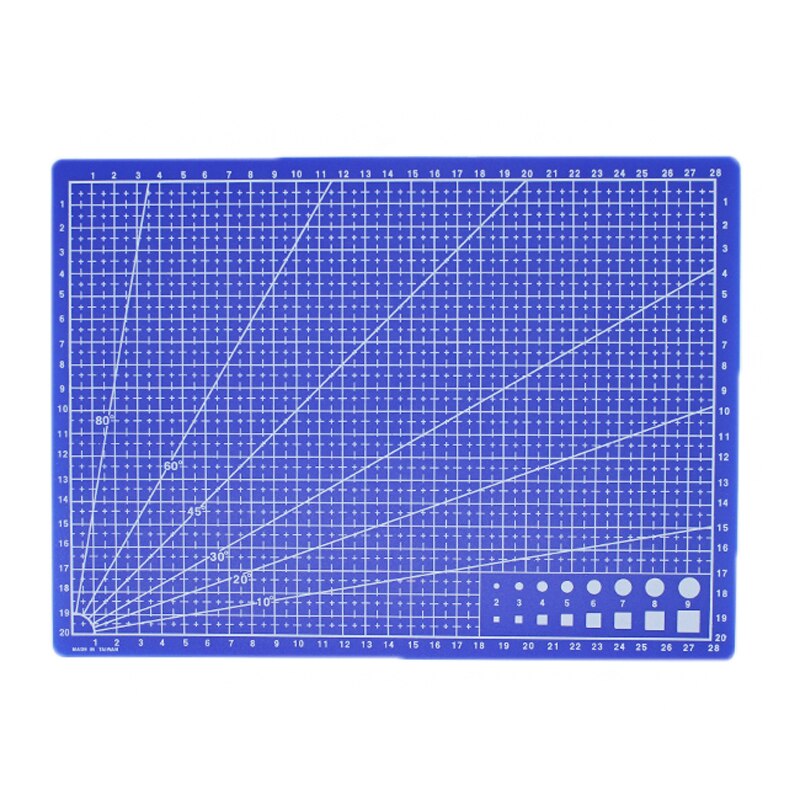 A4 Grid Lines Cutting Mat Craft Card Fabric Leather Paper Board 30*22cm School Office Stationery Supplies