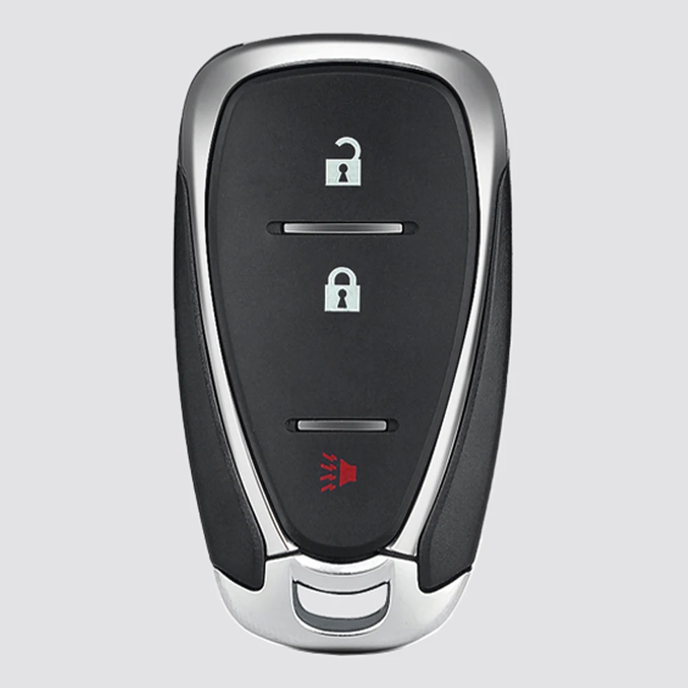 SUPERKEY 2/3/4/5 botones carcasa para llave remota Fob para Chevrolet Chevy Camaro Cruze Malibu Equinox: Blanco