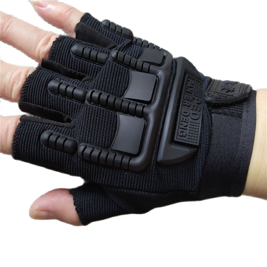 Kids Sport Gloves Half Fingers Anti-Slip Shockproof For Roller Skating Bicycle Riding Balance Bike Gym Glove Skateboard Children