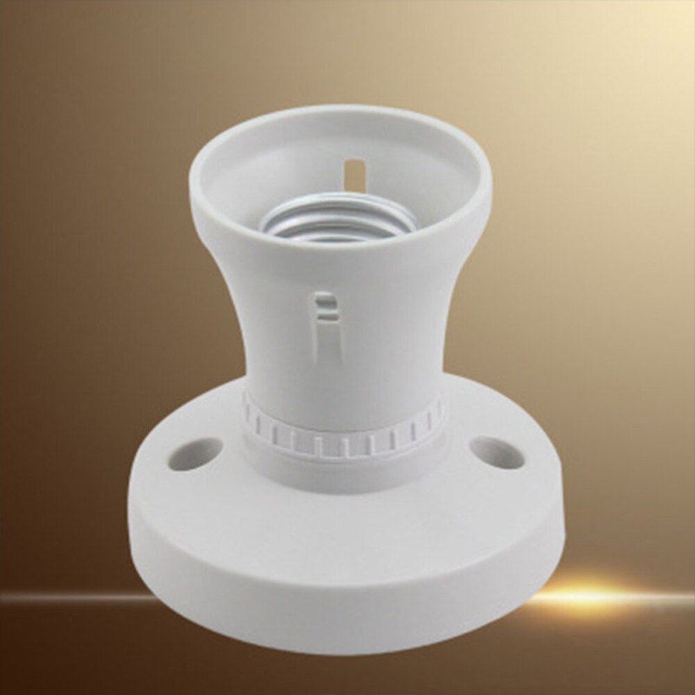 Lampfot adapter montering vägg tak lamphållare skruvlock konverter sockel pendel praktisk kontakt  e27: Rakt uttag