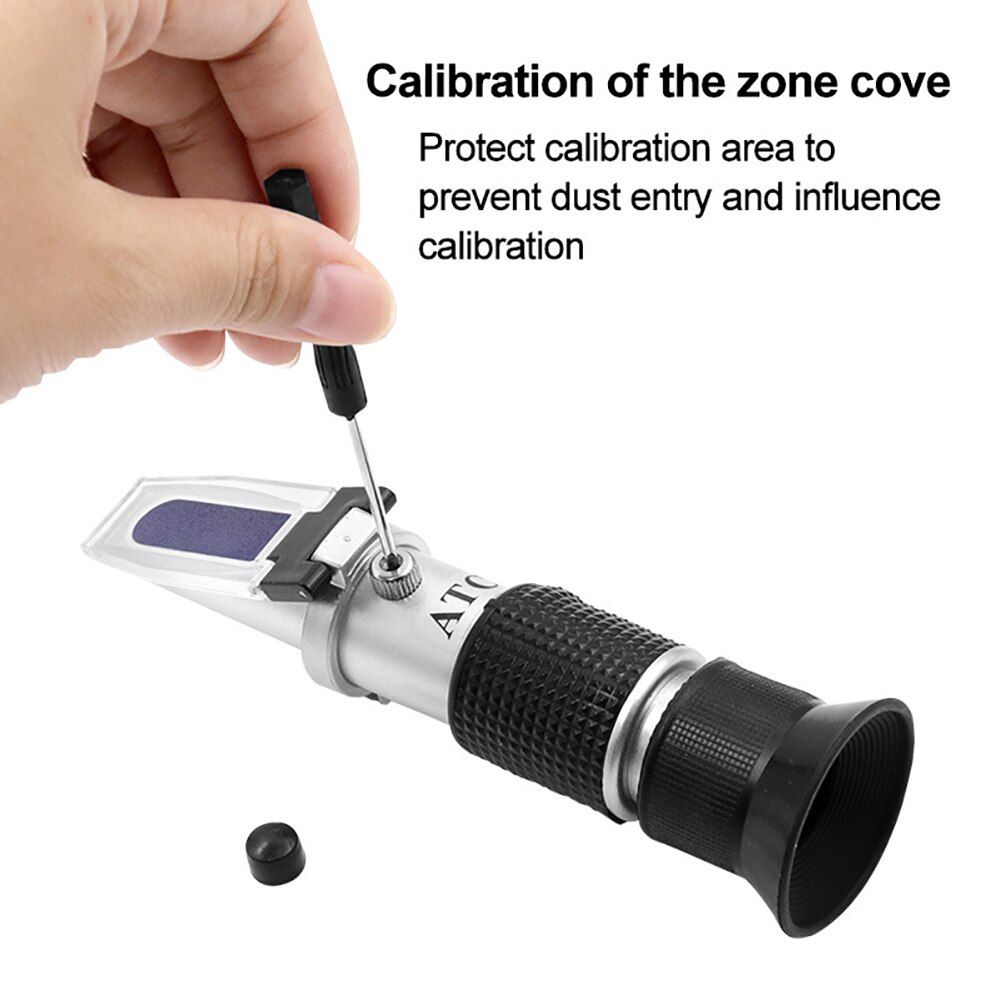 Handheld Honey Automatic Monitoring Refractometer Sugar Meter for Honey Moisturizing 58-92% Ratio Range Honey Tester Measurement