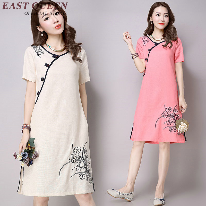 Orientalischen stil kleider qi pao kurze cheongsam kleid moderne qipao kleid frauen modernen chinesischen kleid AA1081