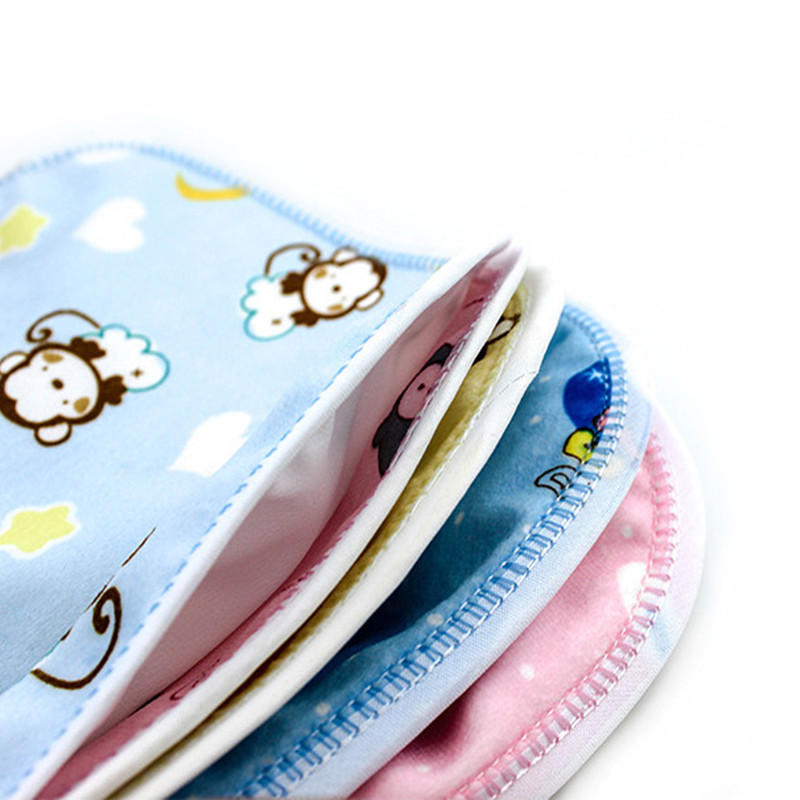 5pc Baby100% Cotton Babadores Burp Saliva Towel Cartoon Bibs Bandana Waterproof Boys Girls Accessories Clothing