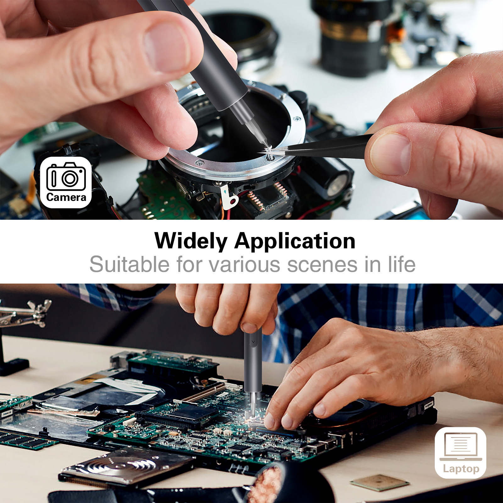 Mini Precision electric screwdriver USB charging Multifunctional automatic screwdriver maintenance tool set