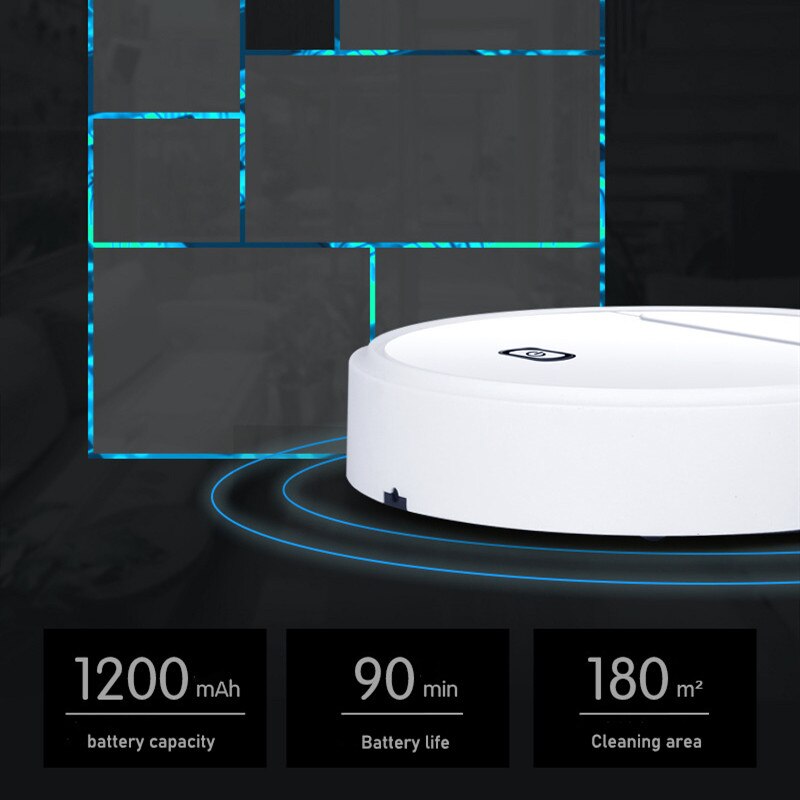 Robotstøvsuger støvsuger tørr våtmopp smart gulvstøvsuger støvsuger usb automatisk rengjøring sweeper støvsuger