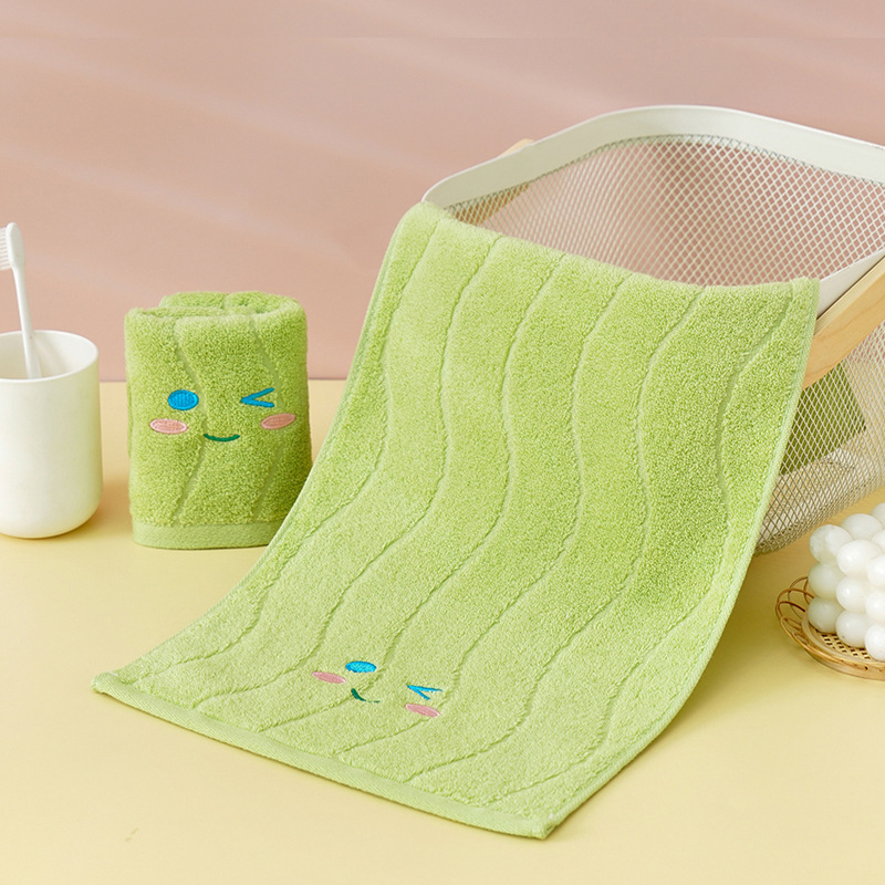 25 x 50cm søde håndklæder badehåndklæder ren bomuld af høj kvalitet husholdningshåndklæder absorberer vandfarve ansigtsvaskefibre børnehåndklæder: 31#