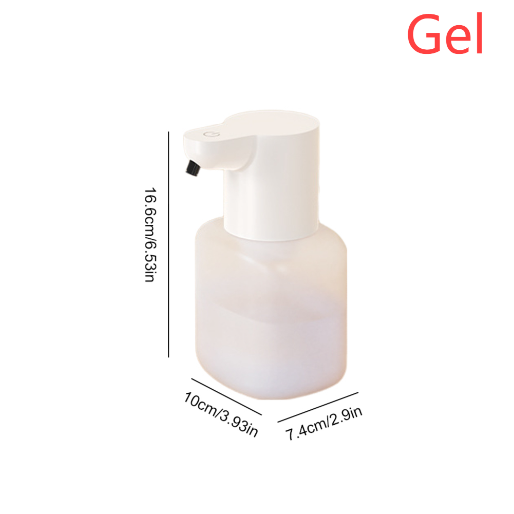 Máquina desinfectante de manos con Sensor automático de 550ml, dispensador de jabón líquido sin contacto de 4 velocidades, dispensador de jabón para platos para cocina y baño: Blanco