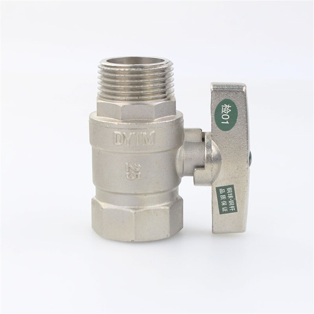 Thick Inner And Outer Wire Live Connection Copper Ball Valve Cold And Water Heating Copper High Temperature Ball Valve