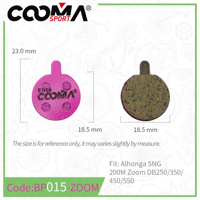 4 Pairs 8 PCS Ceramic Bicycle Brake Pads for SRAM Avid Shimano Magura Hayes Formula Hope ZOOM JAK Bike Caliper: VIOLET/紫罗兰
