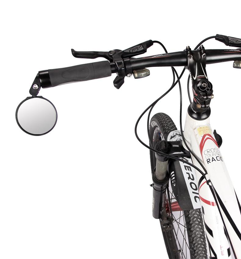 Specchietto retrovisore pieghevole per bicicletta con tubo lungo specchio  convesso grandangolare regolabile a 360 gradi per specchietto manubrio per  moto