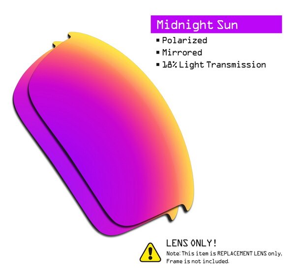 SmartVLT Polarized Replacement Lenses for Oakley Bottle Rocket Sunglasses - Multiple Options: Midnight Sun