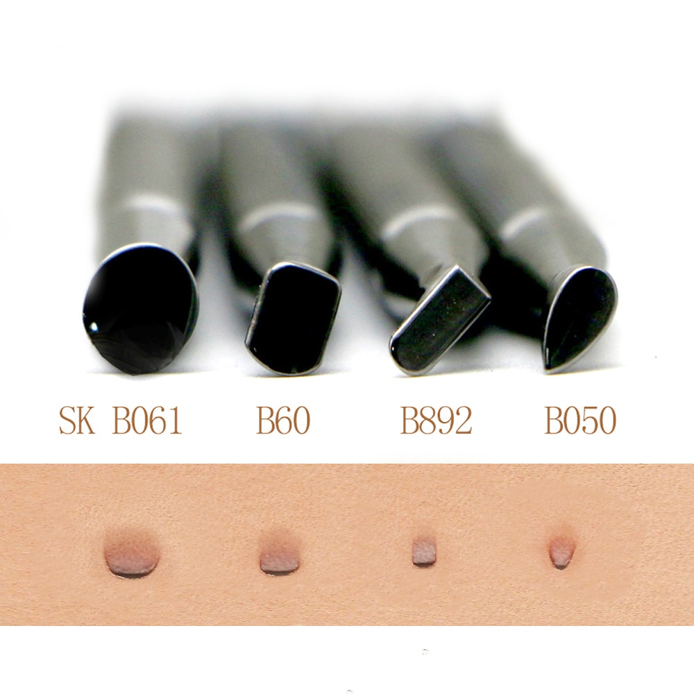 1 Pc Leder Arbeits Sattel, Der Werkzeuge Leder Stempel Set für DIY Stahl Punch Carving Metall Leder Handwerk Briefmarken Werkzeug
