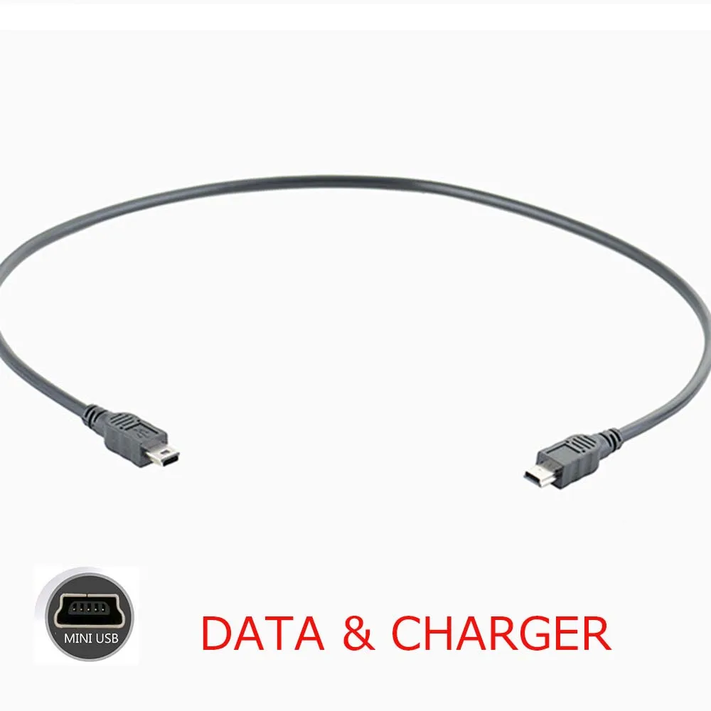 50Cm 5pin Mini Usb Mannelijk Naar Mini B Mannelijk M/M Verlengstuk Data Kabel Snoer Data & Charge