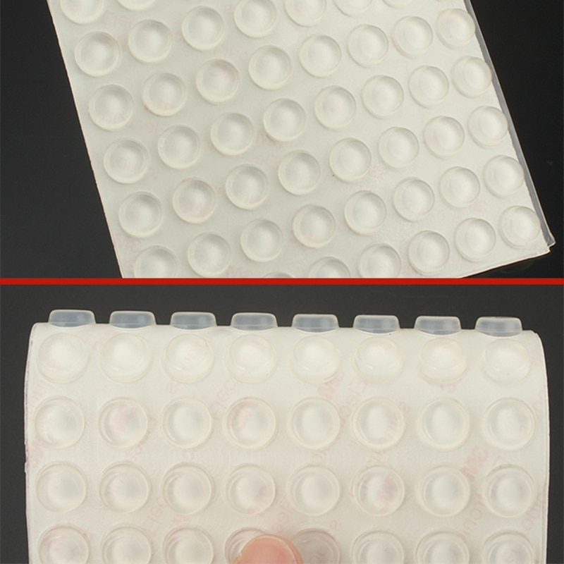 Tür Stopper Selbst-Klebstoff Gummi Dämpfer Schrank Stoßfänger Silikon Möbel Pads Schrank Fänge Langlebig Kissen Verhindern Laut