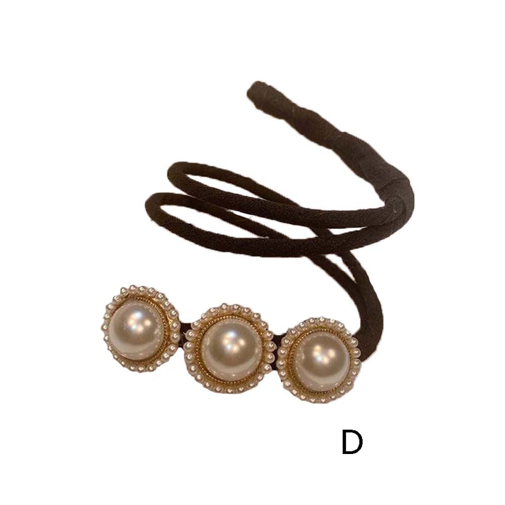 Outil de coiffure en coquillage coréen pour femmes, , perle, Simple, chignon, tempérament, accessoires de coiffure, coiffure sauvage: 4