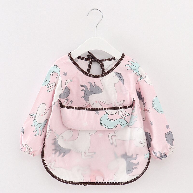 coton bébé bavoirs imperméable enfant manger vêtements enfants manches longues alimentation Smock bavoir bébé tablier Bandana Bebes bavoirs: 5