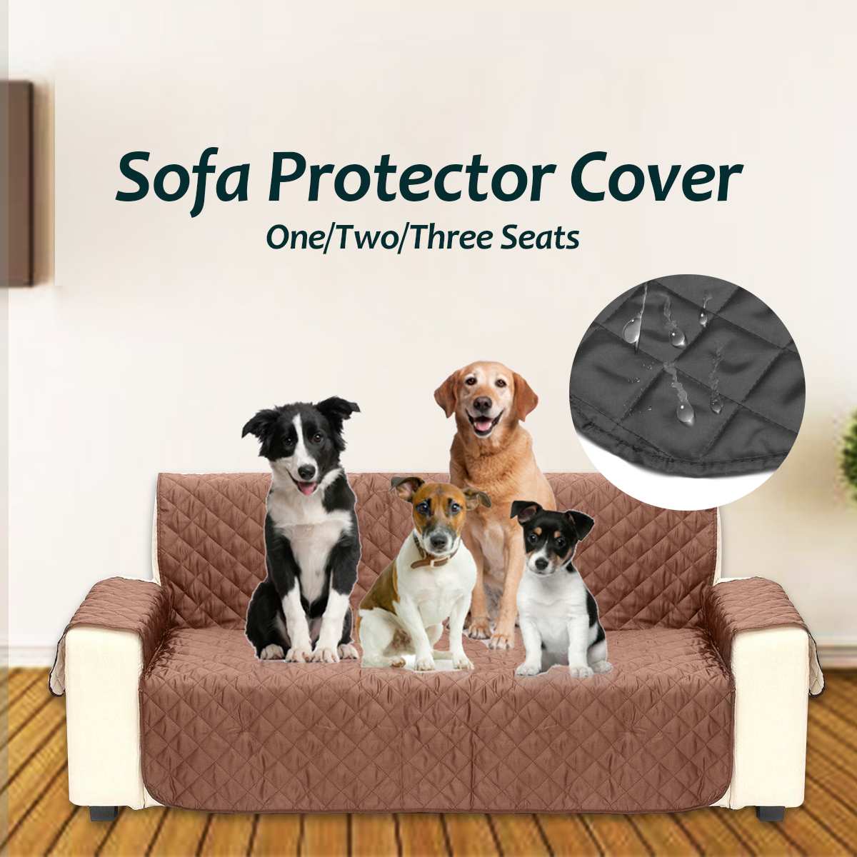 1/2/3 Zits Dubbele Side Sofa Kussen Huisdieren Honden Sofa Covers Waterdichte Couch Fauteuil Kussenovertrekken Fauteuil Meubels Protector