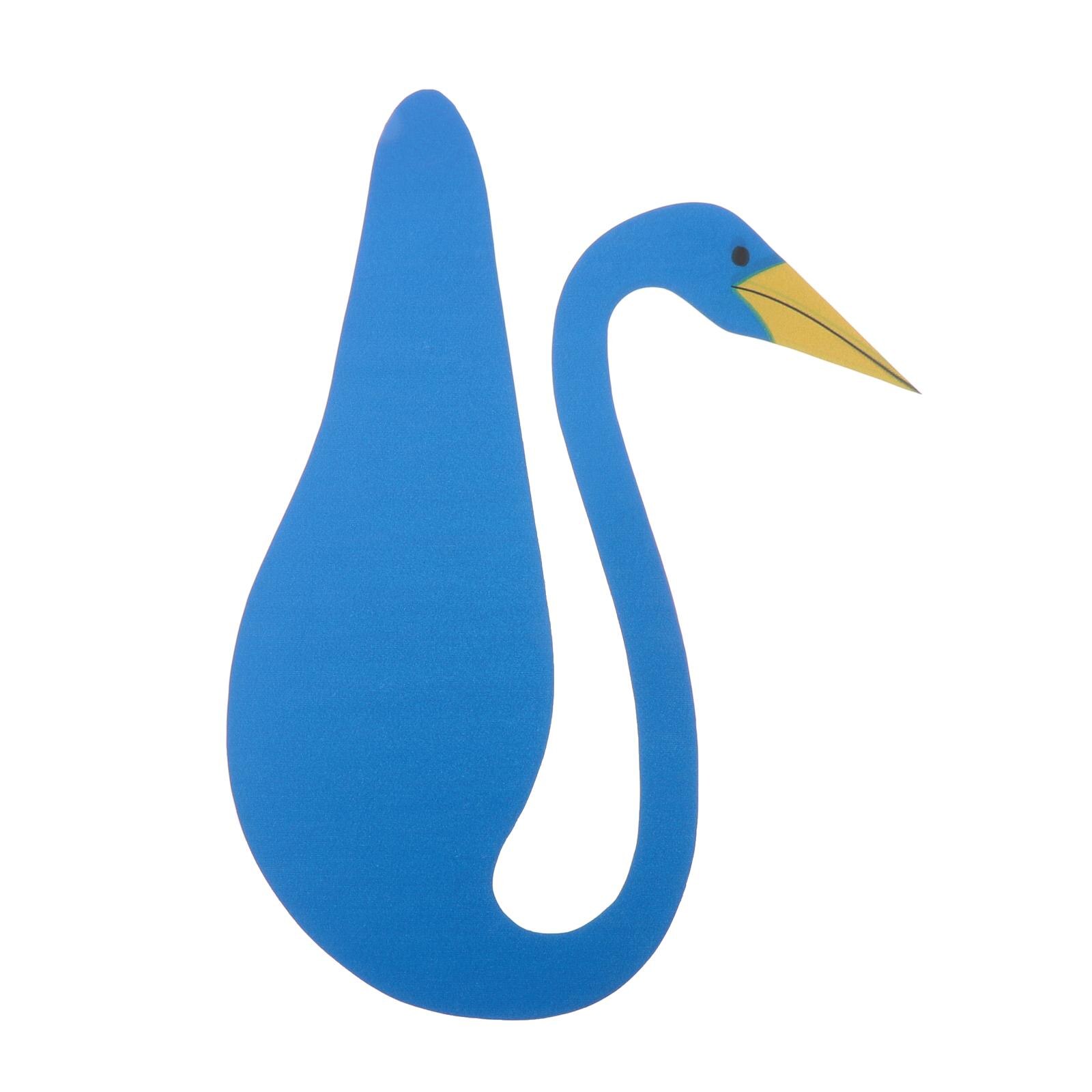 Oiseau tournoyant et flamant rose, décoration de jardin pour cour, fête de mariage, saint-valentin: blue